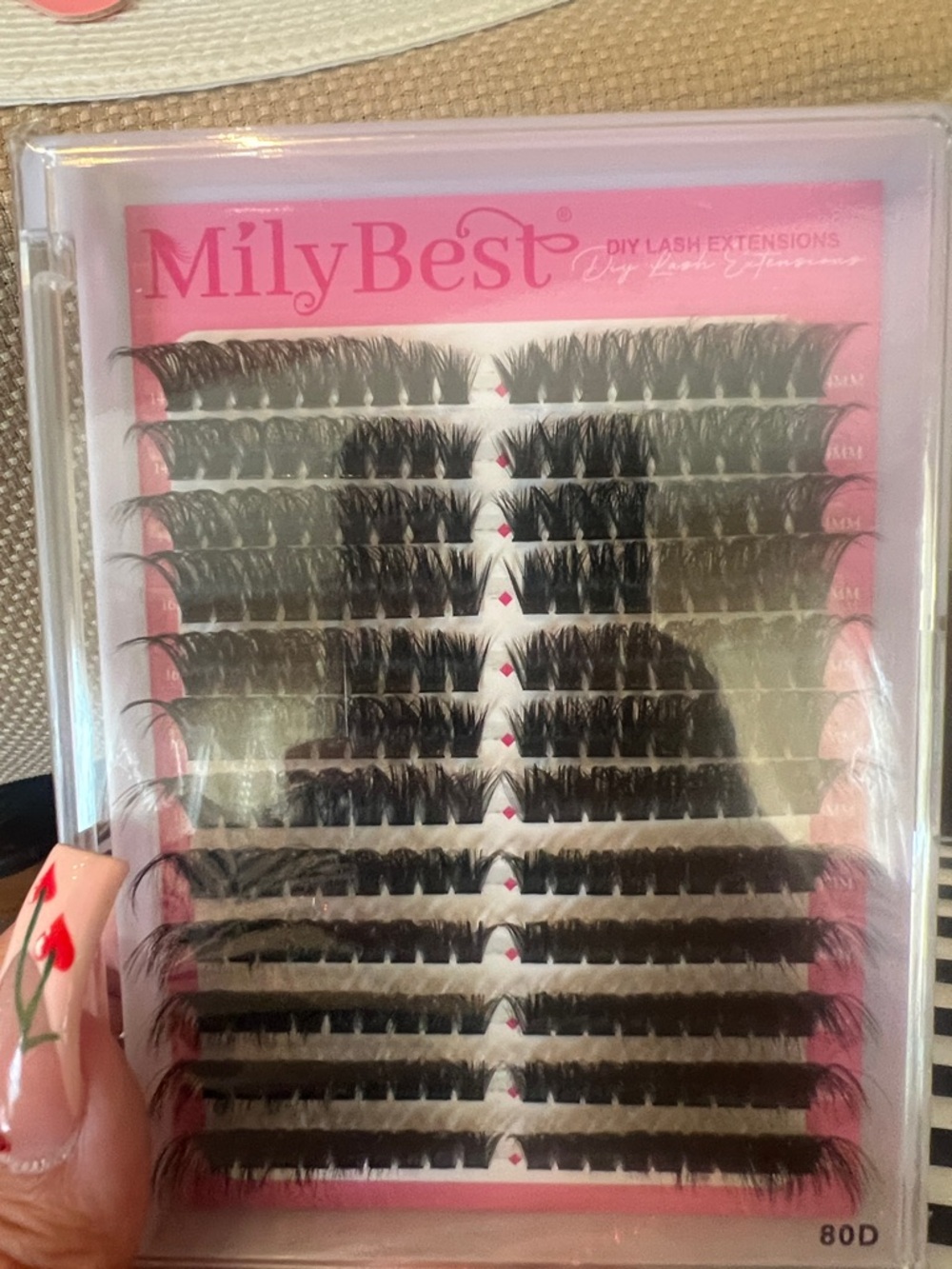 MilyBest DIY Lash Extensions - Black Cluster Lashes